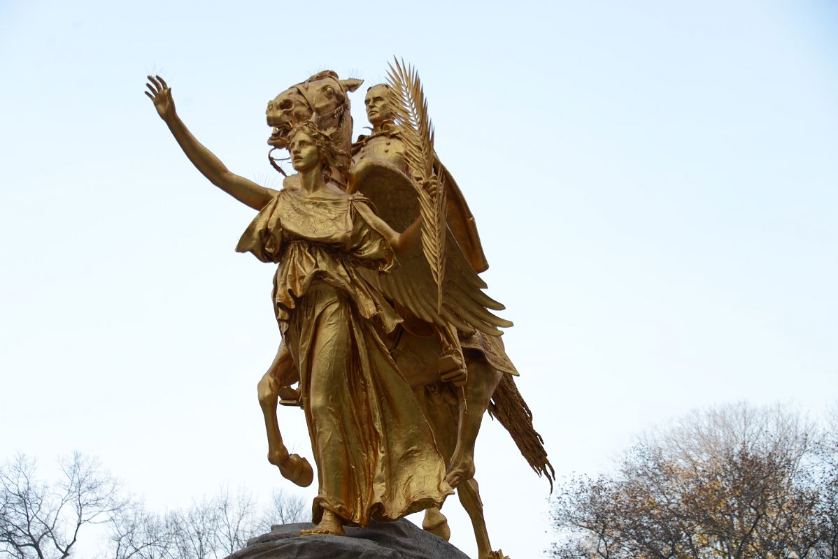 12B General William Tecumseh Sherman Statue At The Southeast Corner Of Central Park